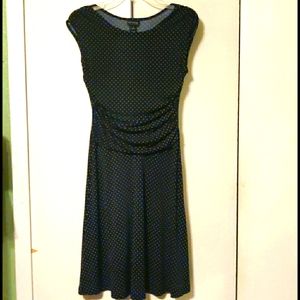 Used Navy Polka-dot Dress